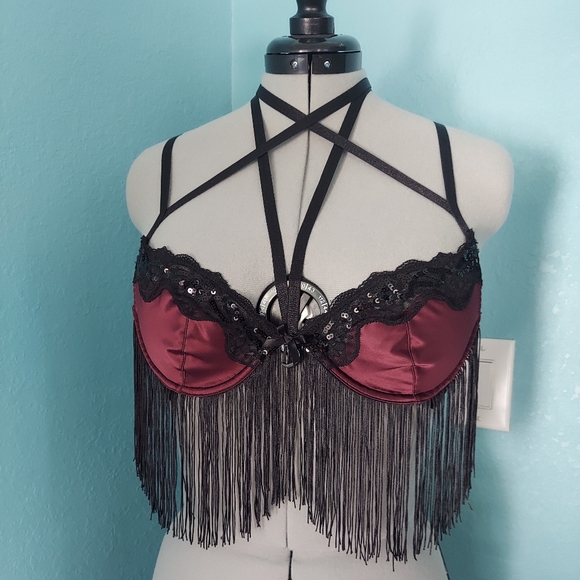 Killstar Other - Killstar She's Poison wine bra